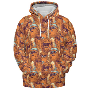 Retro Chewy Summer Vibes All-over Print Hoodie