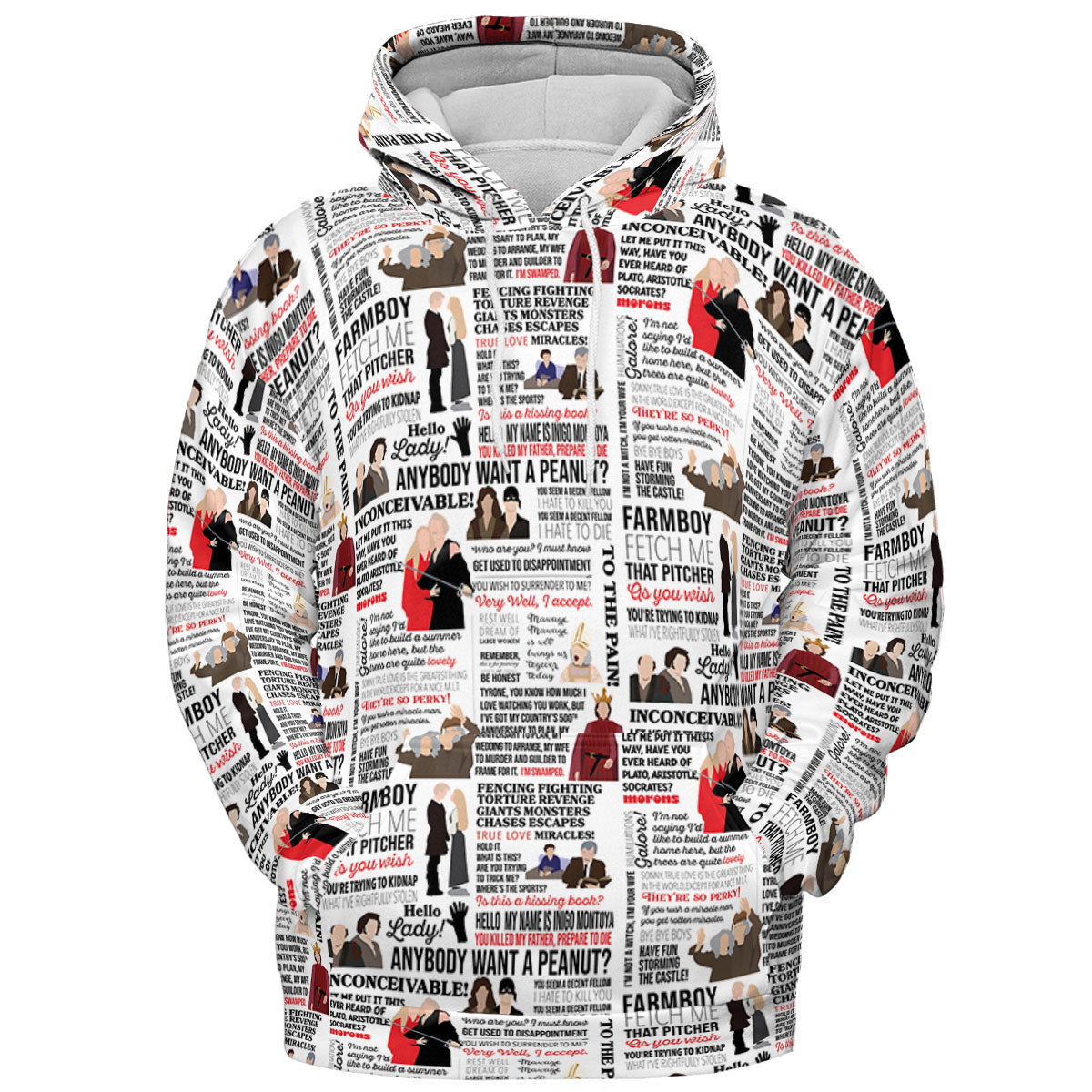 Inconceivable Quotes All-over Print Hoodie