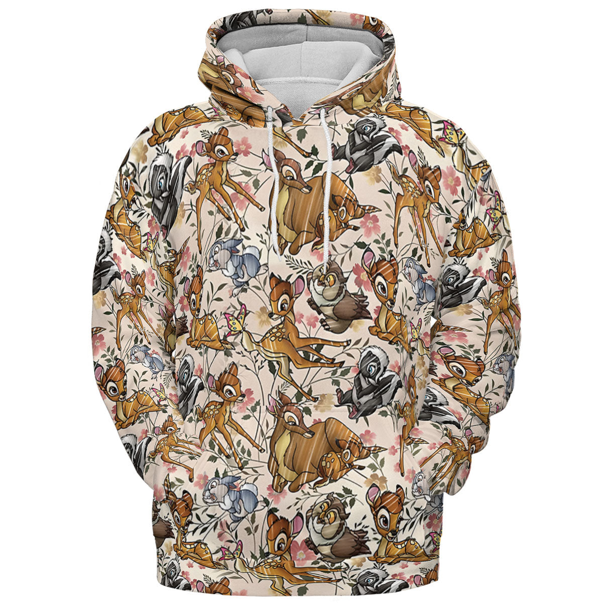 Little Wild Bambi All-over Print Hoodie