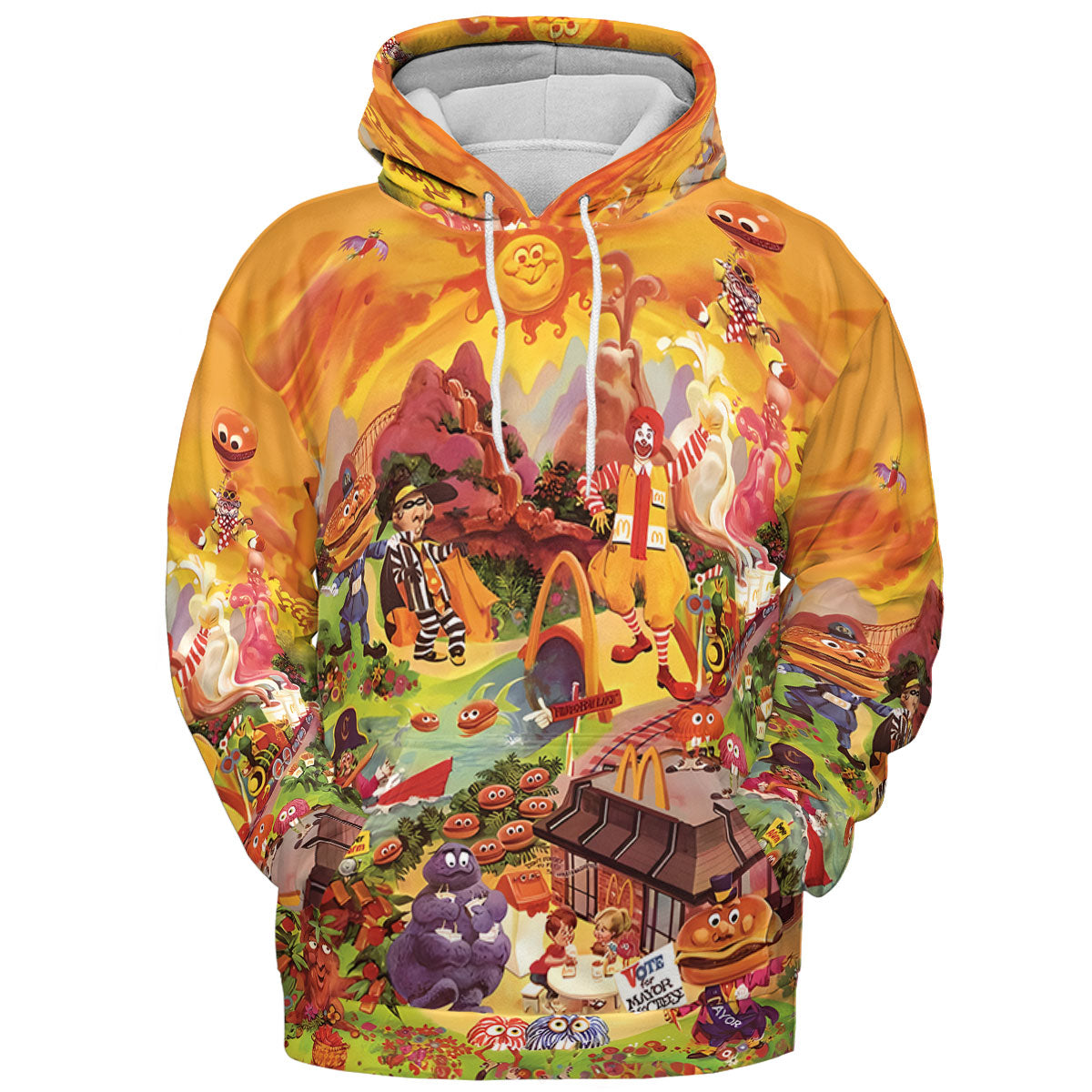 Wonder Foodland The Siege Of Mcdonaldland All-over Print Hoodie