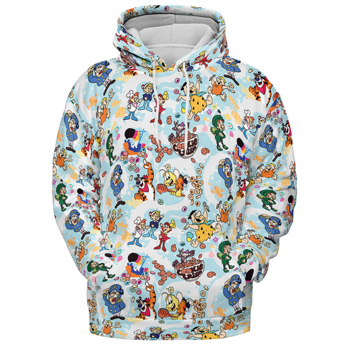 Cereal Favs Large Scale All-over Print Hoodie