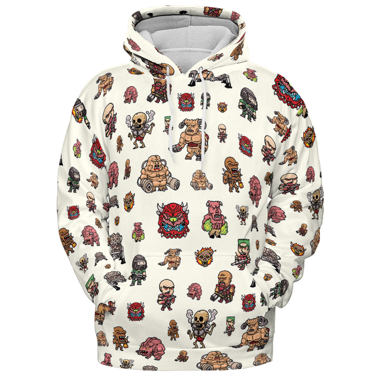 Doom Chibi Characters All-over Print Hoodie
