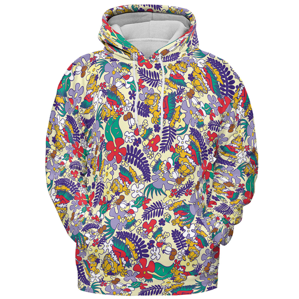 Aloha Garfield And Odie All-over Print Hoodie