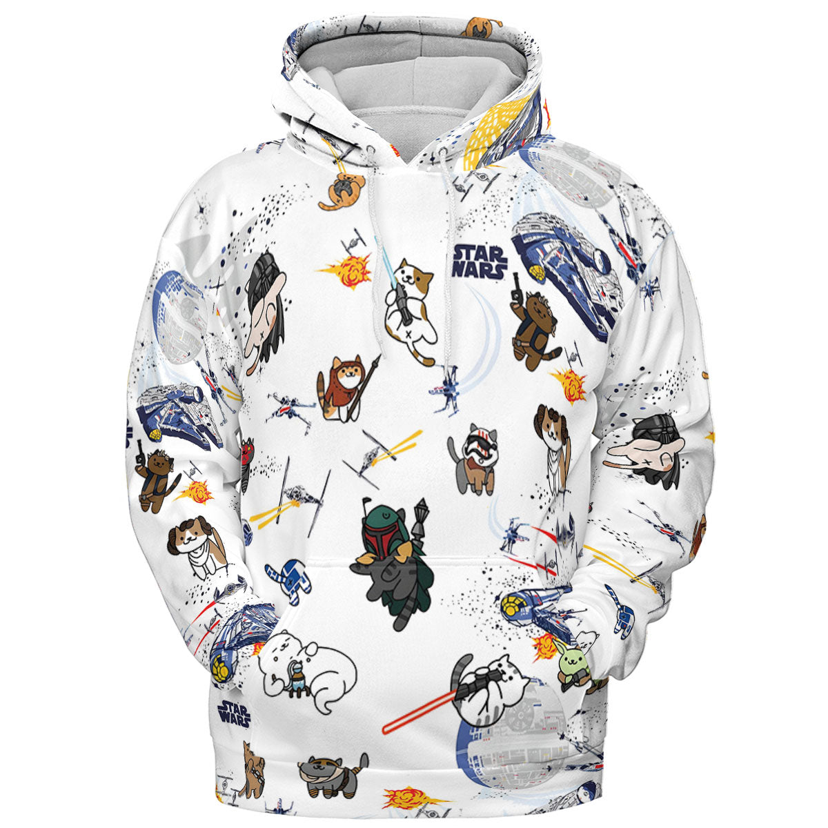 Star Wars Cats All-over Print Hoodie