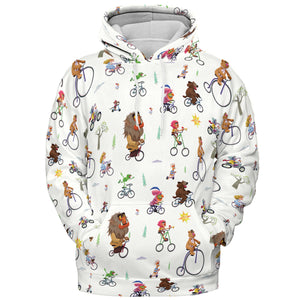 The Muppet Movie Bike Scene All-over Print Hoodie