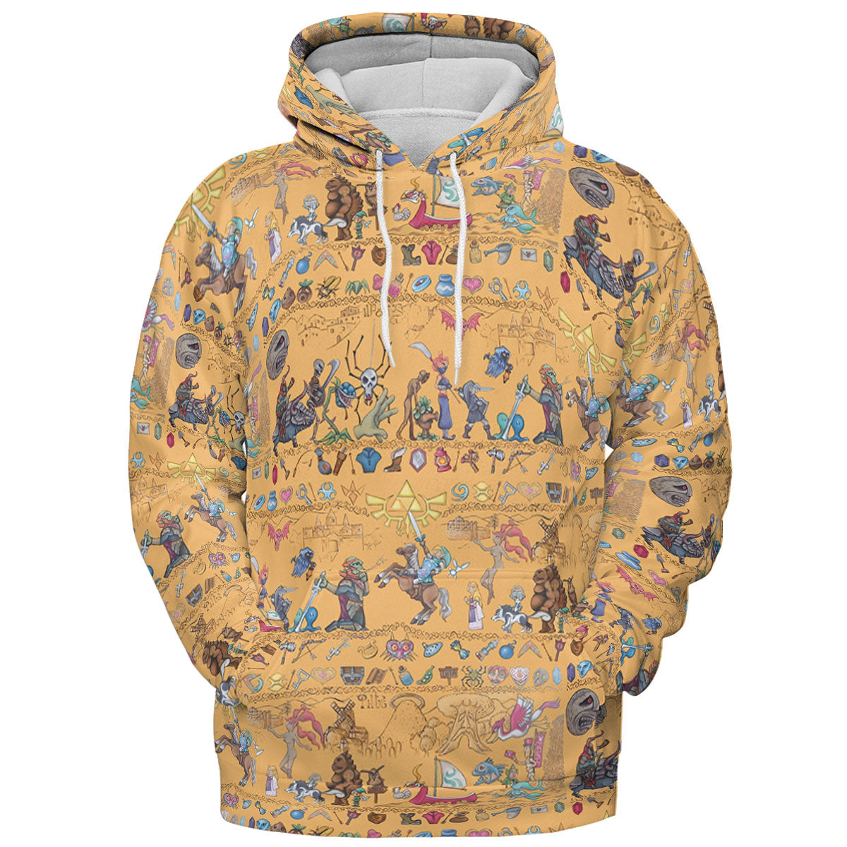 Link's Journey Tapestry The Legend Of Zelda All-over Print Hoodie