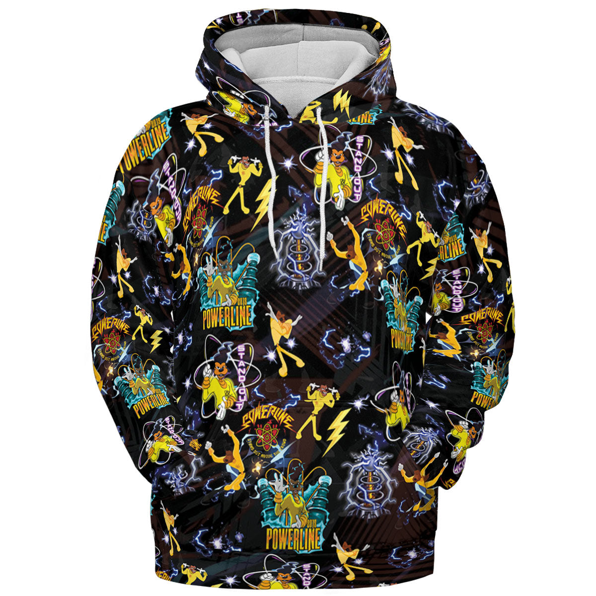 Powerline Concert A Goofy Movie All-over Print Hoodie