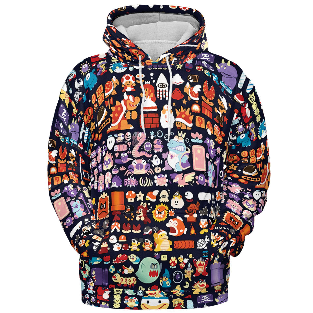 Mario Colors Super Mario All-over Print Hoodie