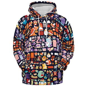 Mario Colors Super Mario All-over Print Hoodie