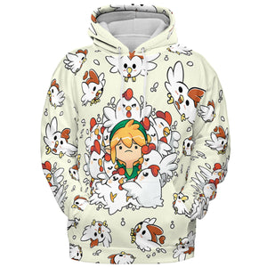 Impossible Situation The Legend of Zelda All-over Print Hoodie