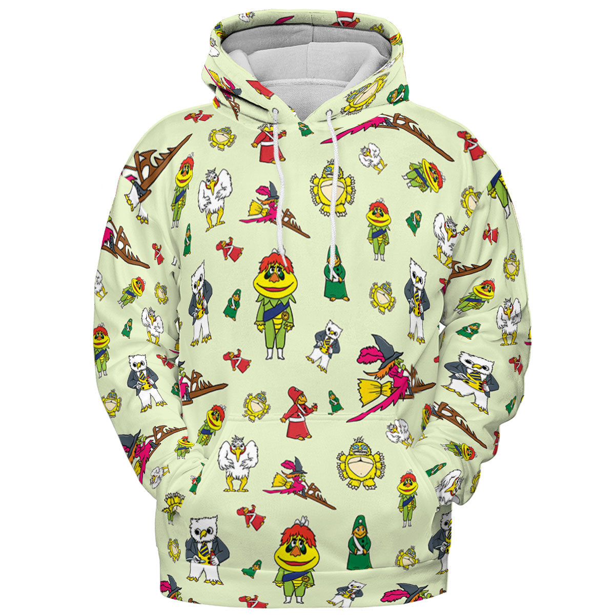 H.R. Pufnstuf Characters Sid and Marty All-over Print Hoodie
