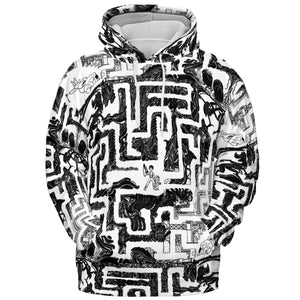 Xenomorph Alien Maze All-over Print Hoodie