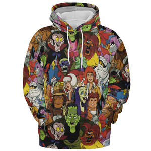 Frightfully Funny Ghostbusters Groovie Goolies All-over Print Hoodie