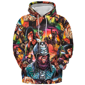 Planet of the Apes All-over Print Hoodie
