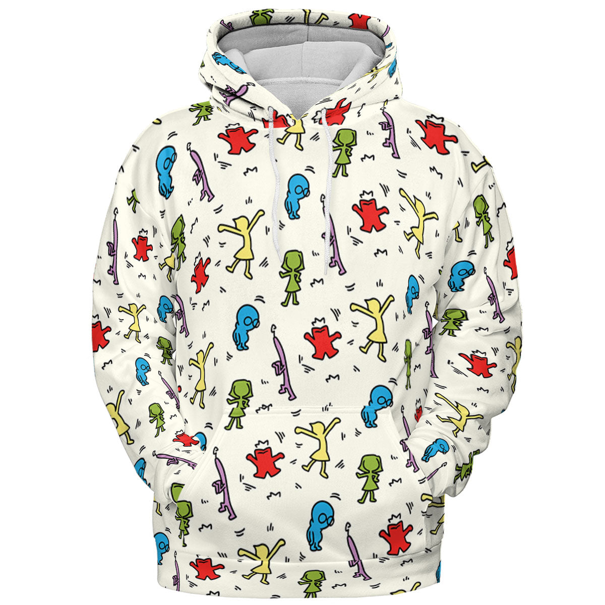 Emotions Pop Inside Out Haring All-over Print Hoodie