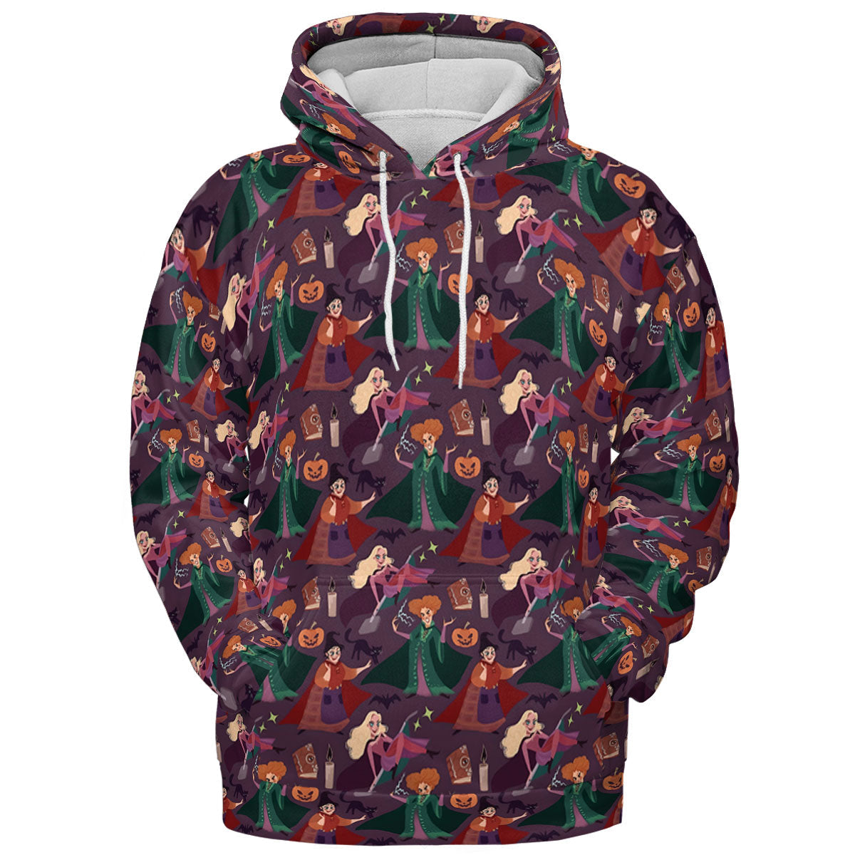 Sanderson Sisters Pattern All-over Print Hoodie