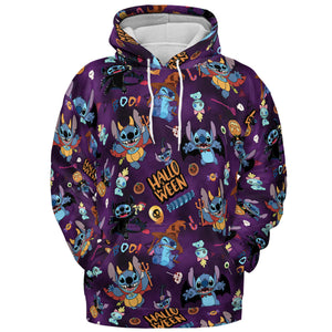 Spooky Stitch All-over Print Hoodie