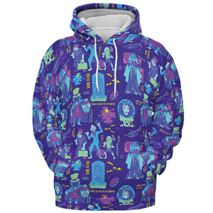 Happy Haunts Journal Haunted Mansion All-over Print Hoodie