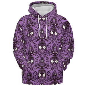 Beetlejuice Haunted Mansion Themed All-over Print Hoodie