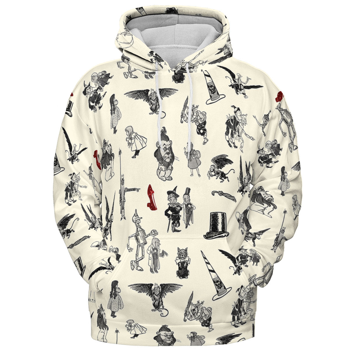 Wizard of Oz Vintage Adapt All-over Print Hoodie