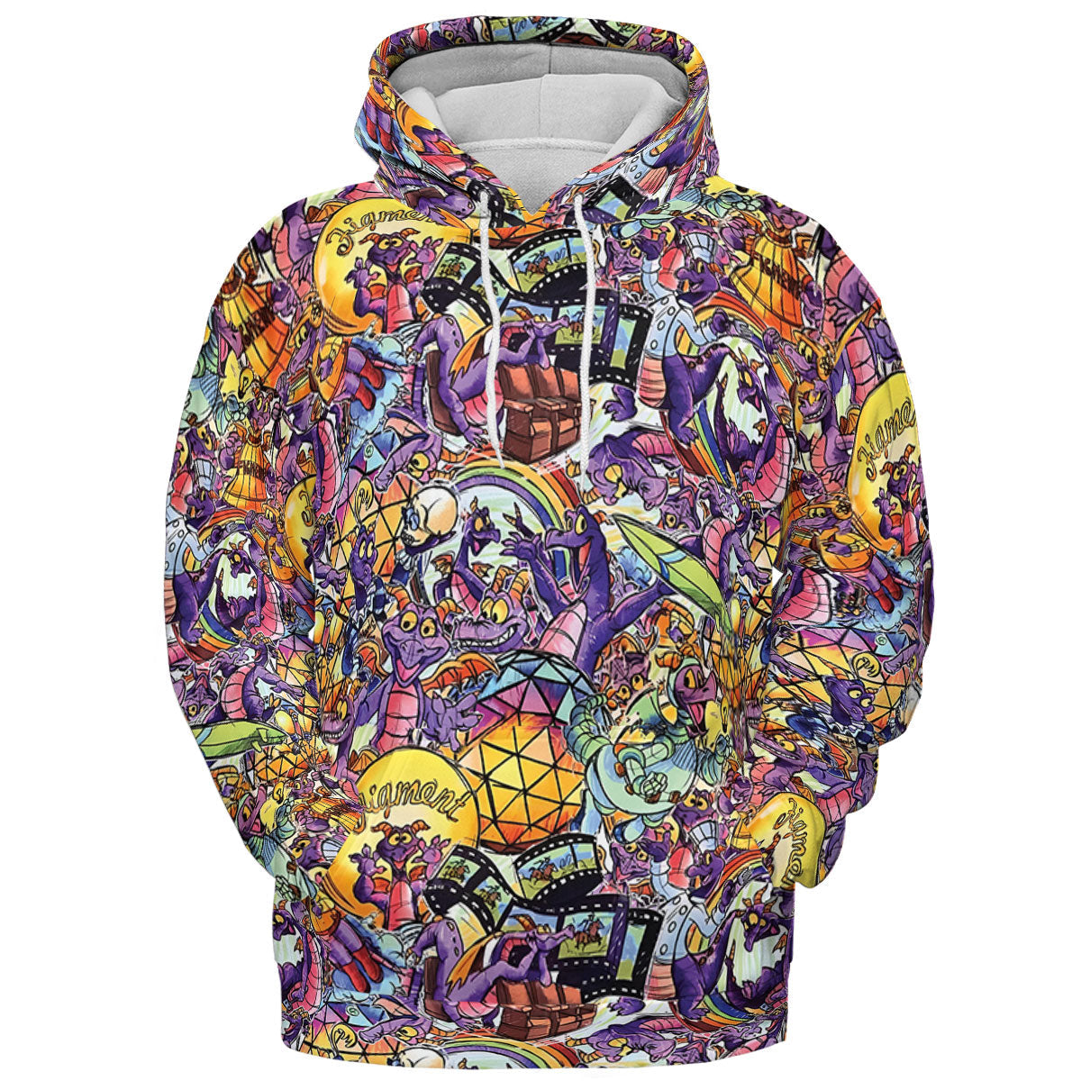 The Cute Dragon Figment All-over Print Hoodie