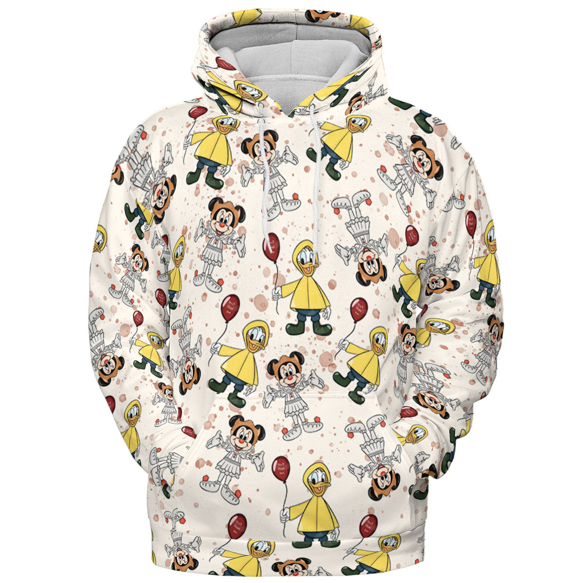 Mouse Clown All-over Print Hoodie