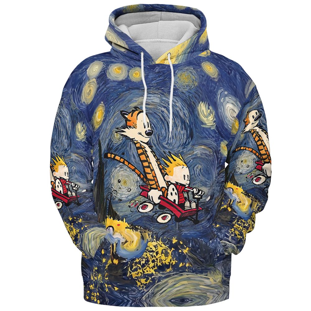 All-over Print Hoodie - 3J7SEN2T - Pullover Hoodie - 2