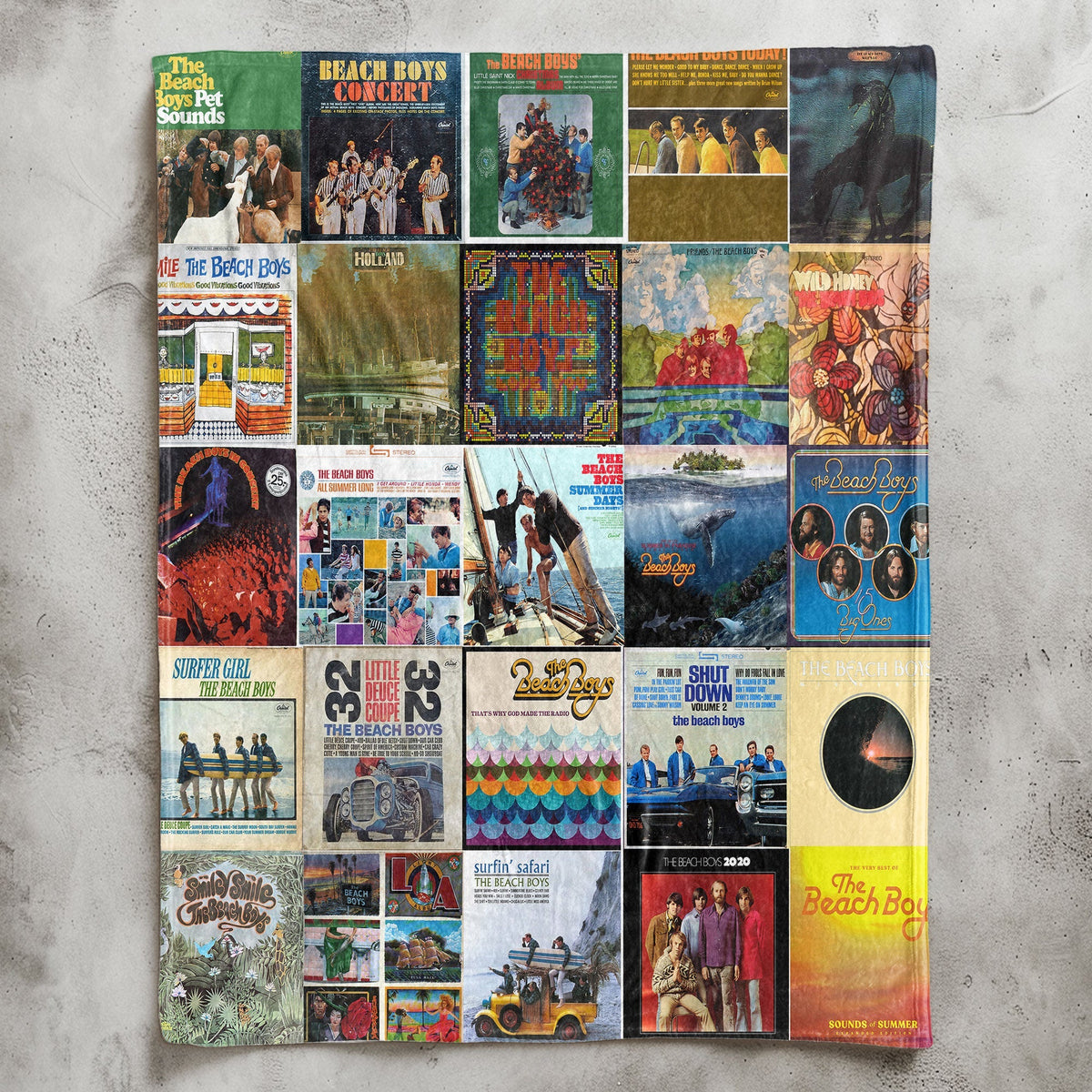 The Beach Boys Sherpa Blanket A Sun-Soaked Tribute to Timeless California Classics