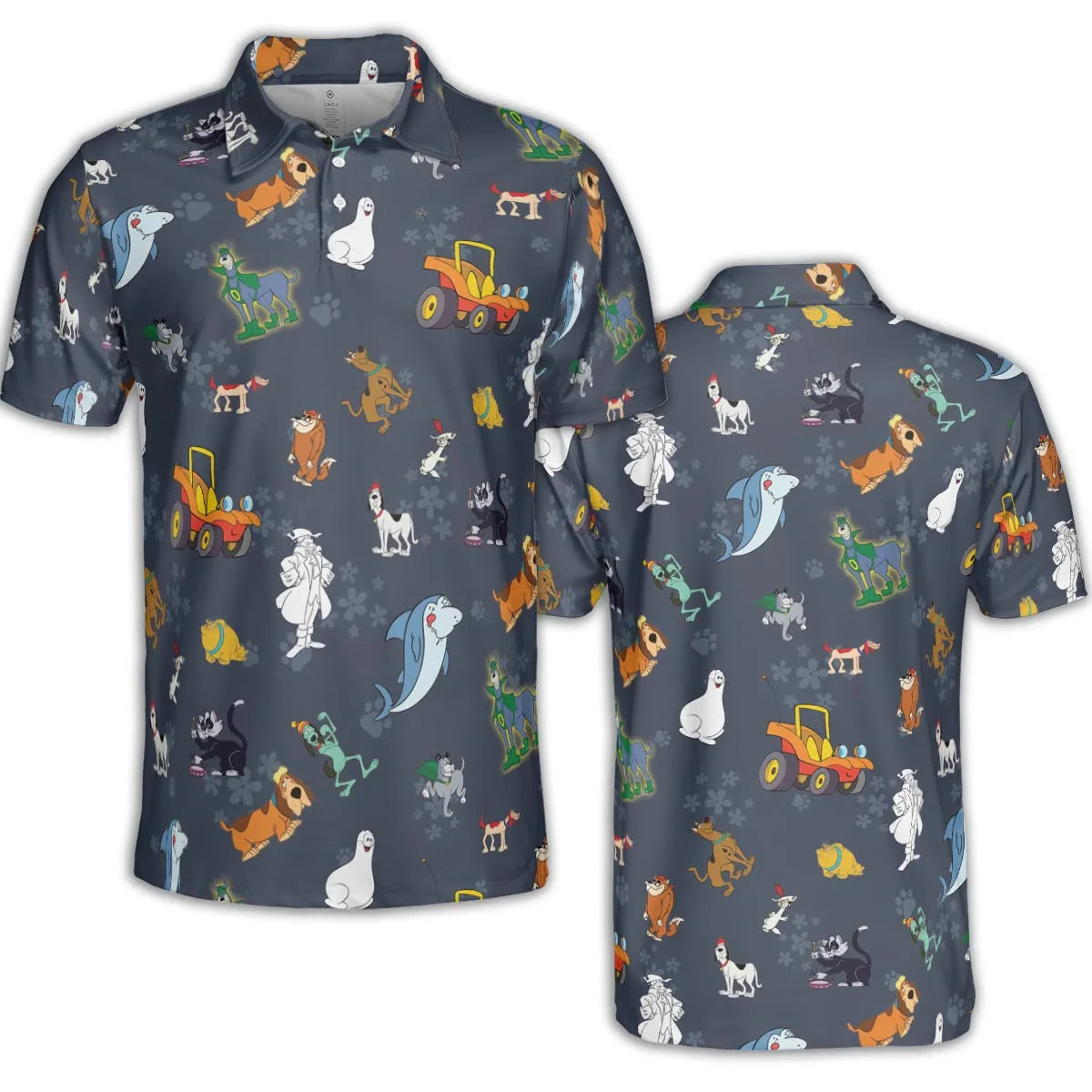 HB Scooby Clones AOP Men/Women Polo Shirt