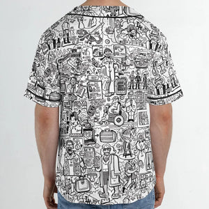 The Big Lebowski Doodles Unisex Baseball Jersey