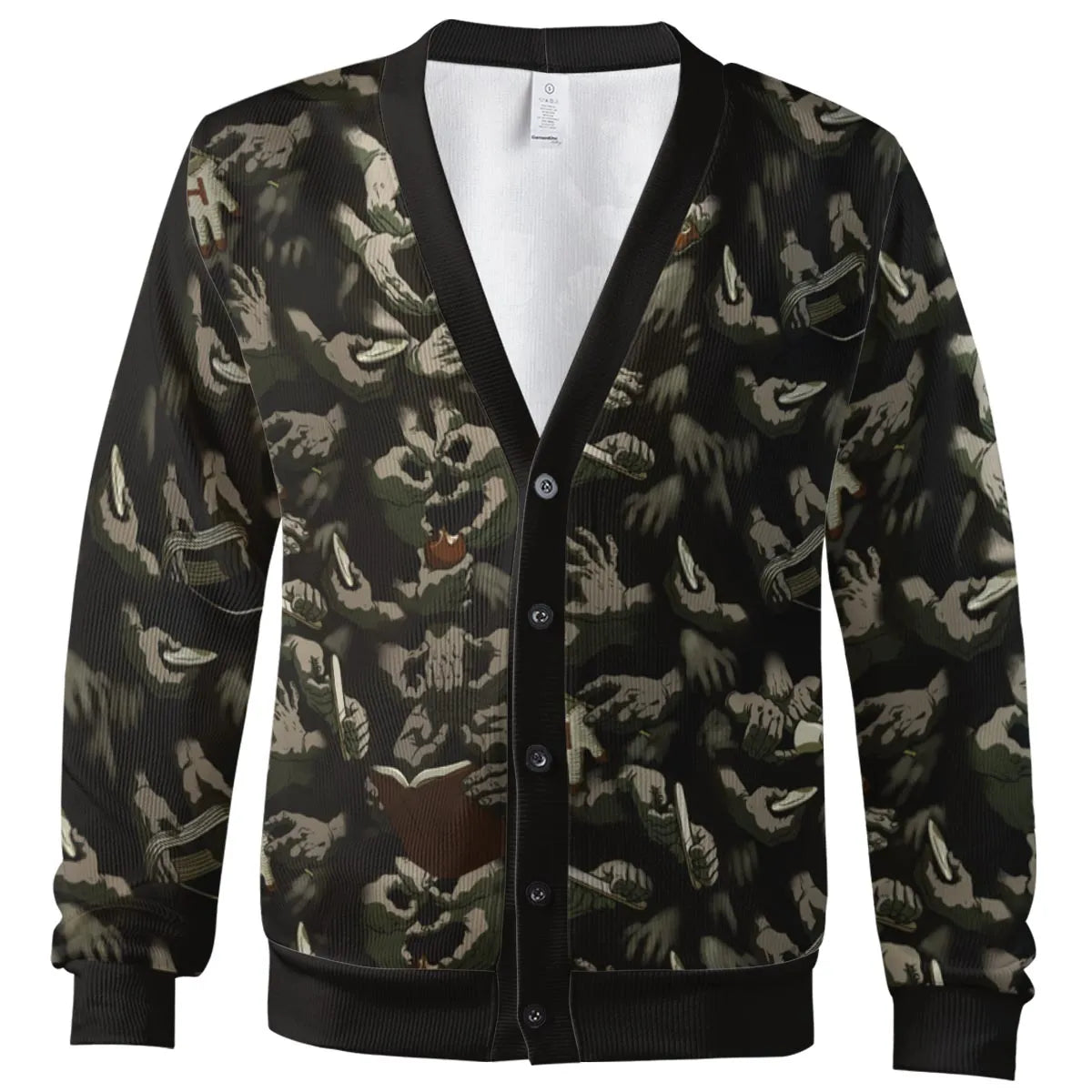 Funny Helping Hands Labyrinth Cardigan