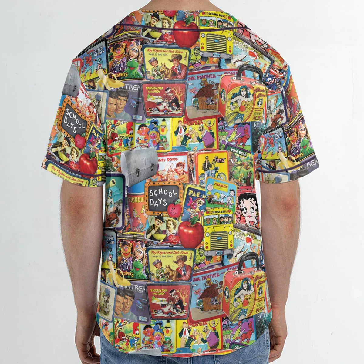 Retro Land TV Shows Unisex Baseball Jersey