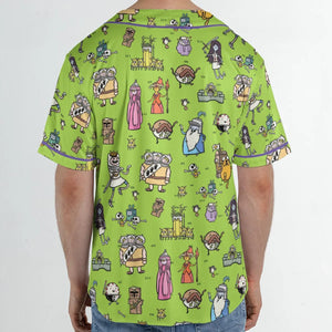 Finn Holy Adventure Adventure Time and Monty Python and the Holy Grail Unisex Baseball Jersey