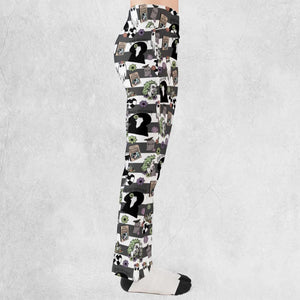 It's Showtime Halloween Beetlejuice Flare Leggings