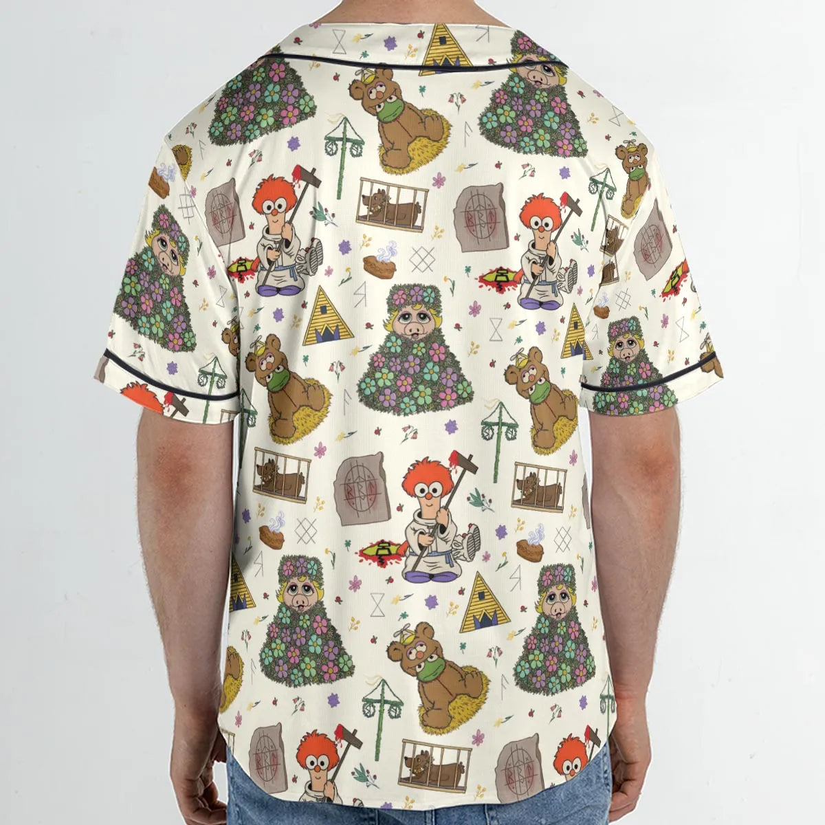 Festivites Midsommar Muppet Babies Unisex Baseball Jersey