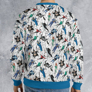 All-over Print Sweatshirt -  - 2