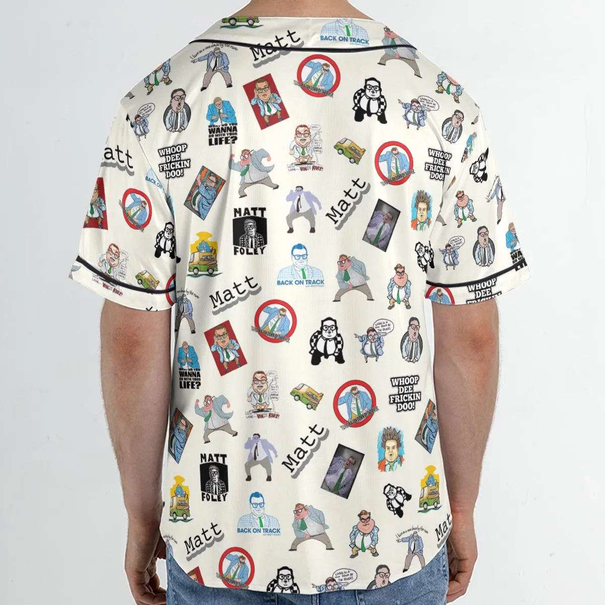 Chris Farley Matt Foley Motivational SNL Unisex Baseball Jersey