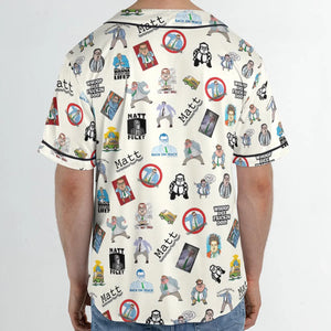 Chris Farley Matt Foley Motivational SNL Unisex Baseball Jersey