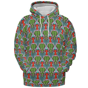 Retro Big-Brain Alien -  - 2