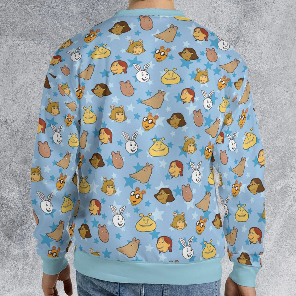 Arthur Characters All-over Print Sweatshirt