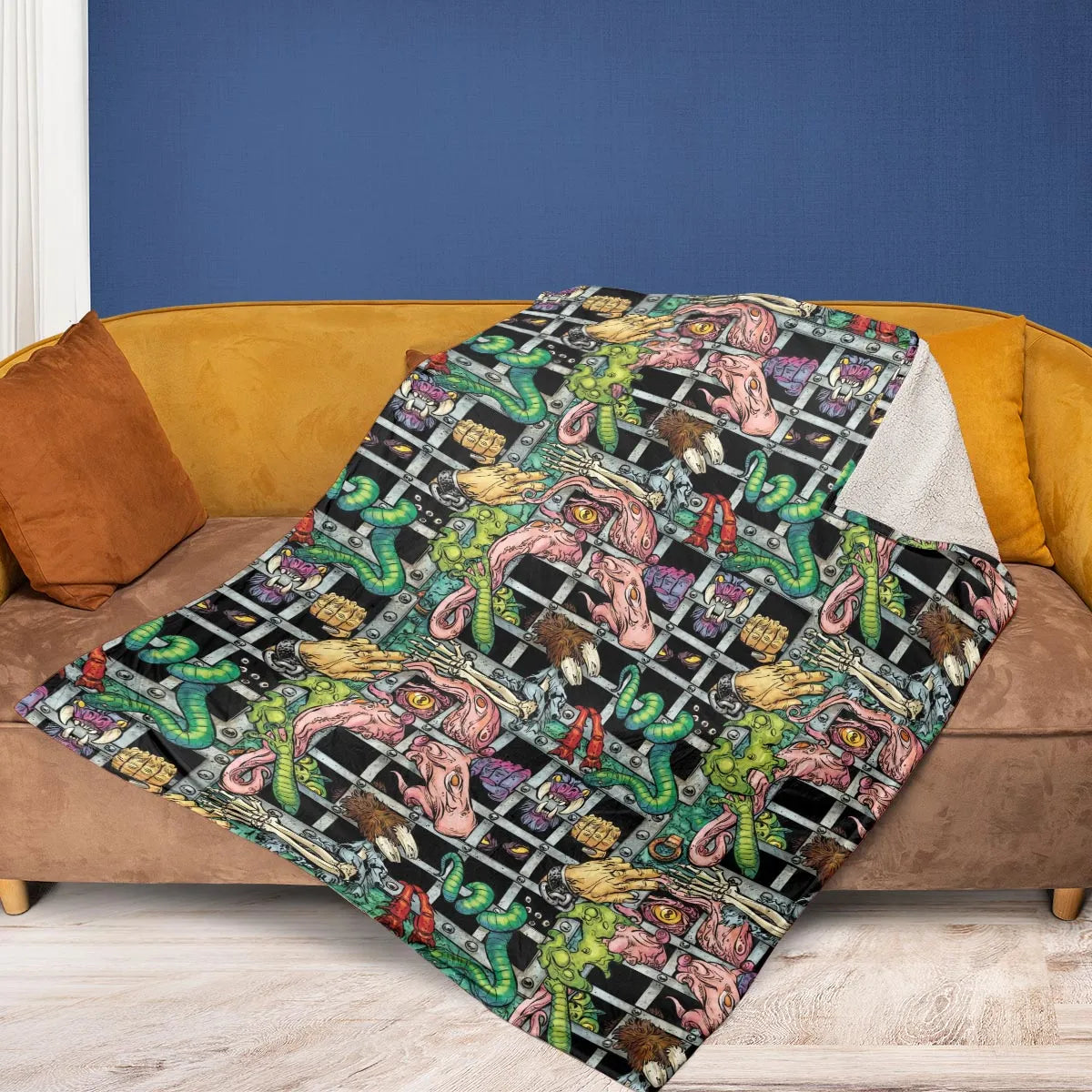 Castle Grayskull Dungeon He-man And The Masters Of The Universe Fleece Blanket