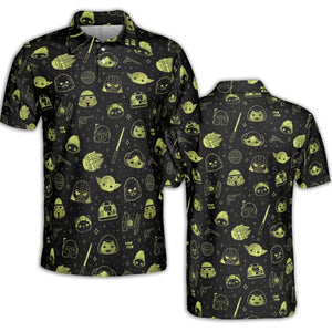 PewPew Star Wars AOP Men/Women Polo Shirt