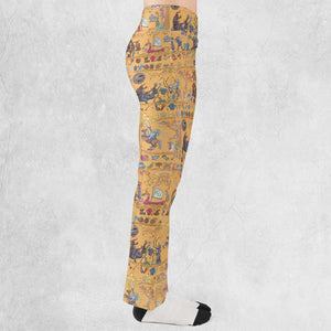 Link's Journey Tapestry The Legend Of Zelda Flare Leggings