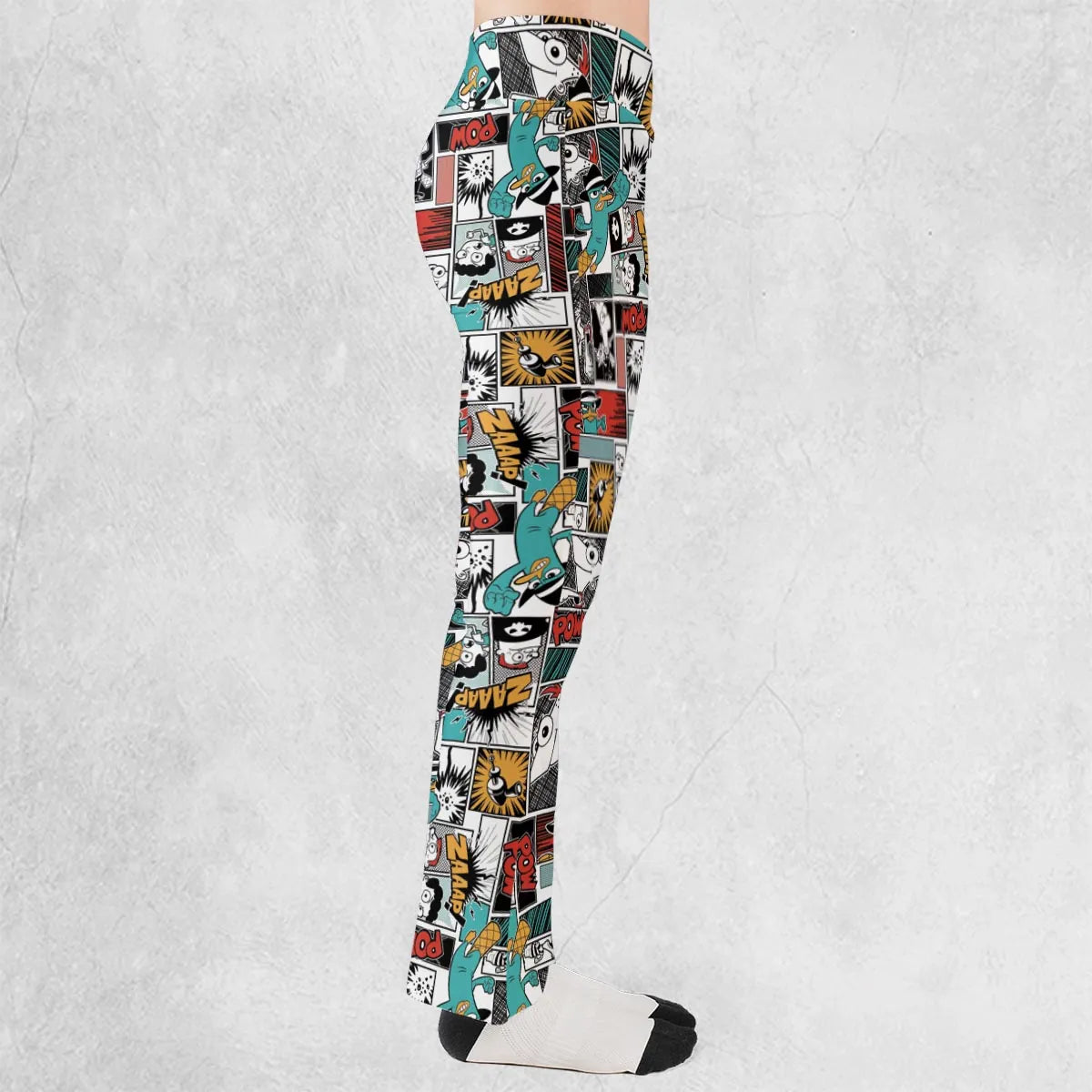 Zaaap! Phineas and Ferb Flare Leggings