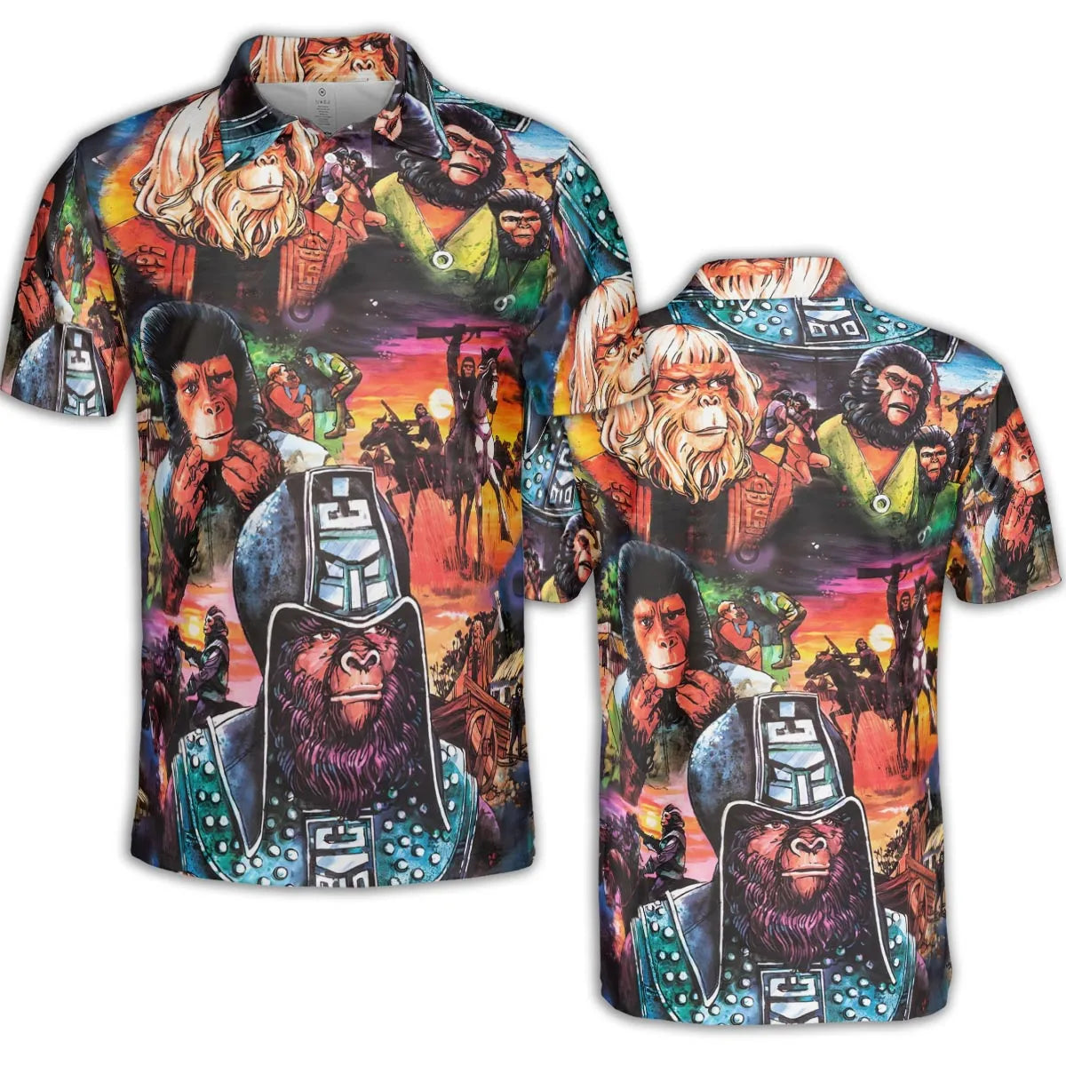 Planet of the Apes AOP Men/Women Polo Shirt