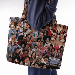 90s Saturday Crew SNL Large Tote Bag