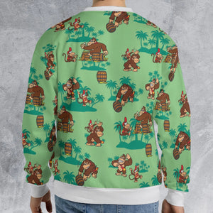 Donkey Kong & Diddy Kong All-over Print Sweatshirt