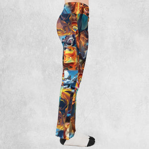Charizard Ice Fire Dragon Combat Flare Leggings