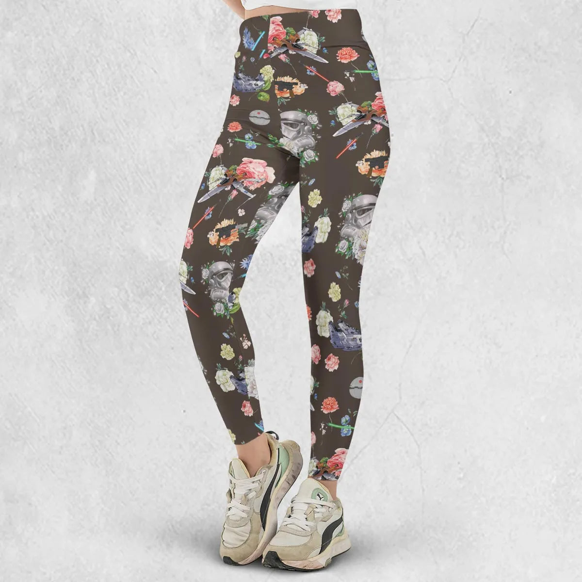 Stormtrooper Flower Vintage Pattern Legging