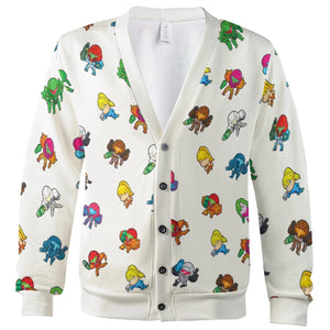 The Many Suits Of Samus Metroid Pattern Cardigan